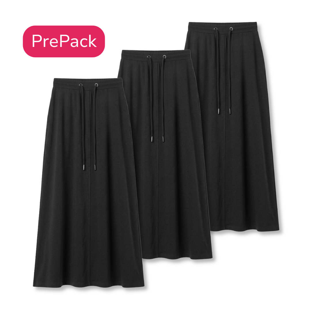Maxi Camp Skirts 3 Pack - Black
