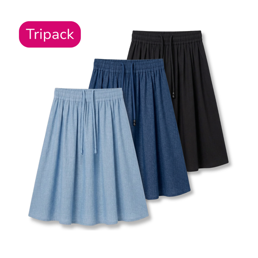 Bundle 4: Gathered Skirts Tripack - Various Colors